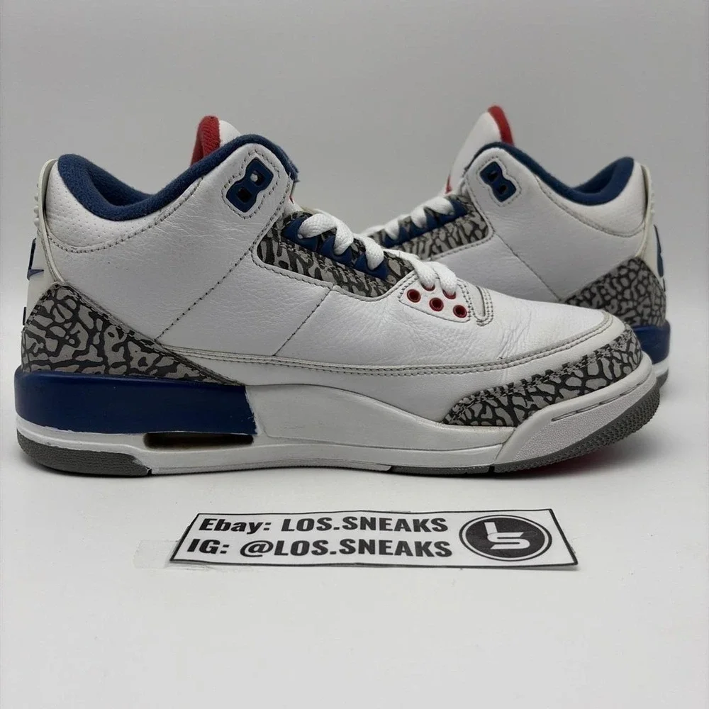 Size 8 - Jordan 3 Retro OG Mid True Blue (854262-106)